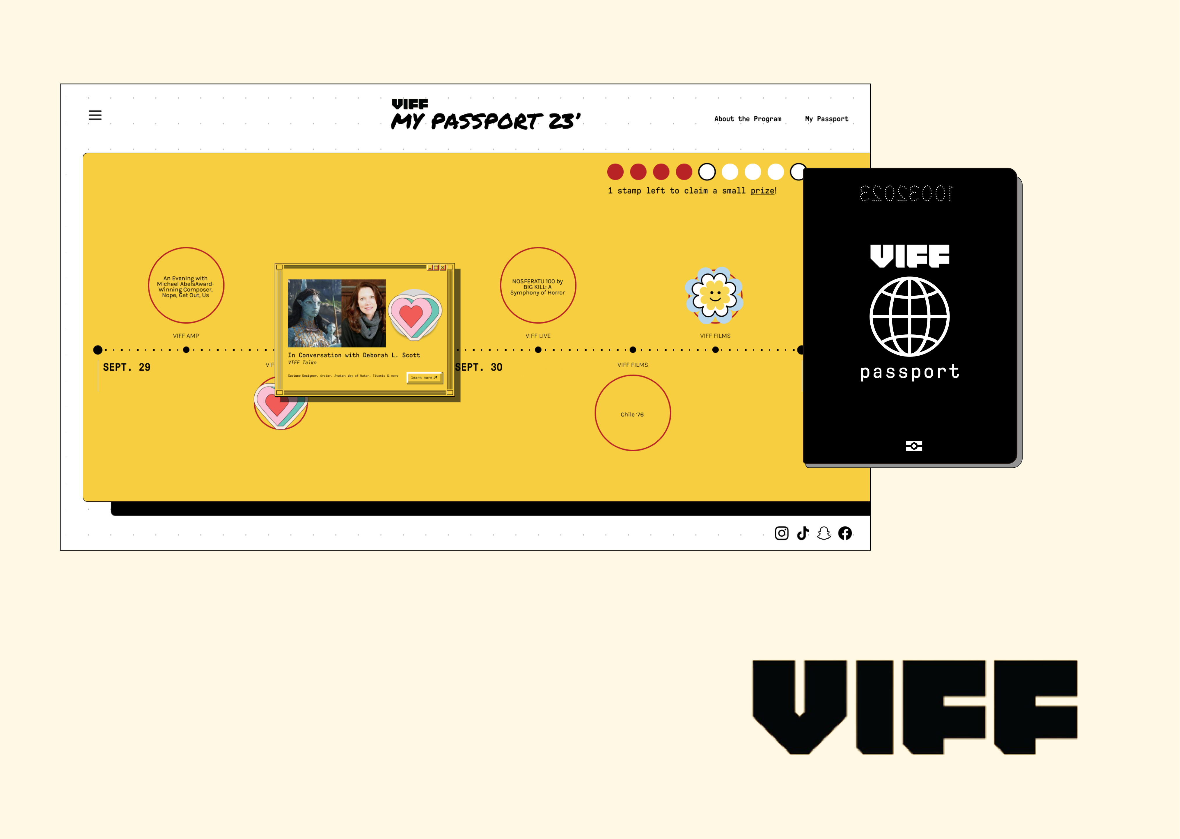 VIFF Digital Passport Microsite Cover